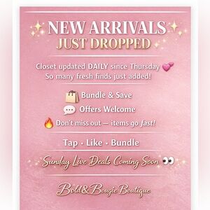 🛍️ NEW ARRIVALS + BUNDLE DEALS AND ONE EXCLUSIVE ITEM!